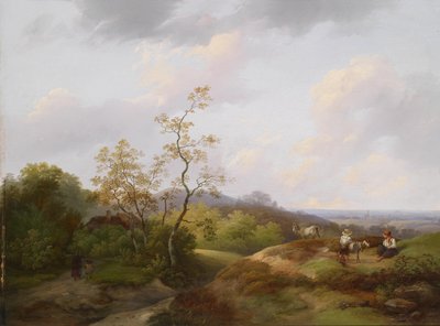 Ampio Paesaggio con Pastori da Ignaz Raffalt